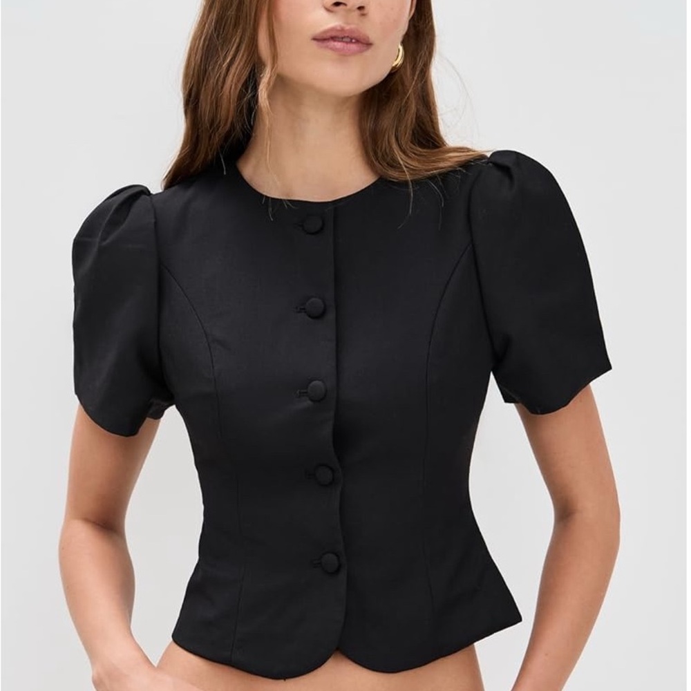 Lioness Elegant Black Women's Top